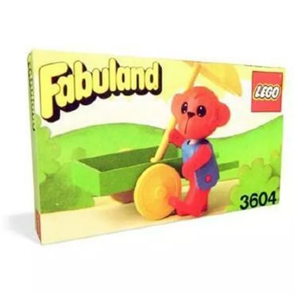 Fabuland 3604 Mark Monkey with his Fruit Stall