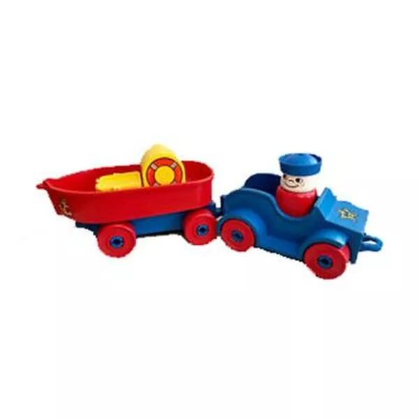 DUPLO 2625 Car with Boat and Trailer