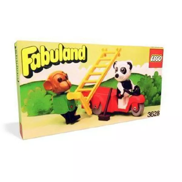 Fabuland 3628 Perry Panda and Chester Chimp