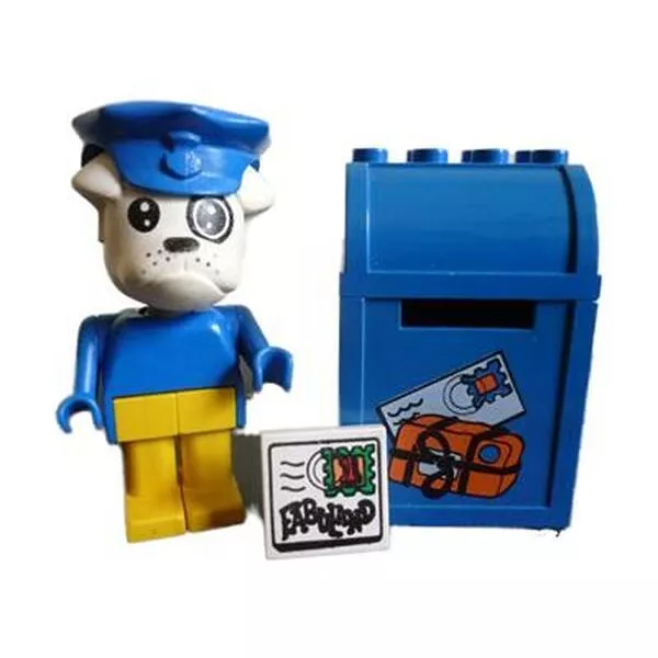 Fabuland 3603 Boris Bulldog and Mailbox