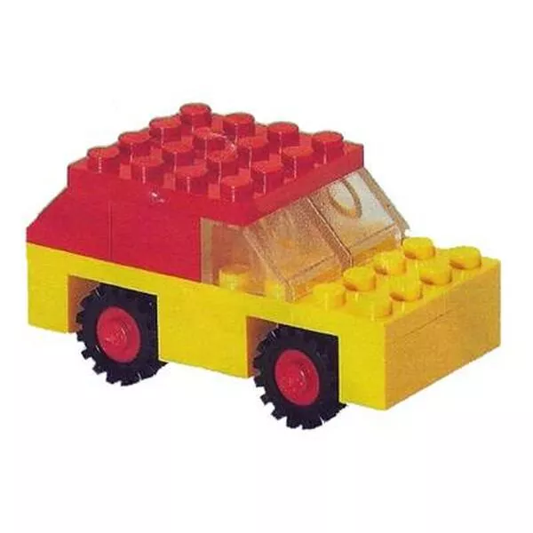 Basic 1606 Red and Yellow Car