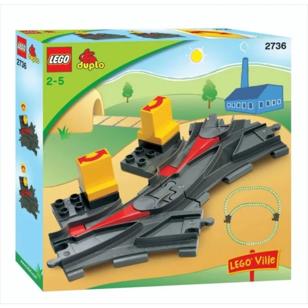DUPLO 2736 Железнодорожные стрелки