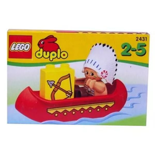 DUPLO 2431 Big Chief's Canoe