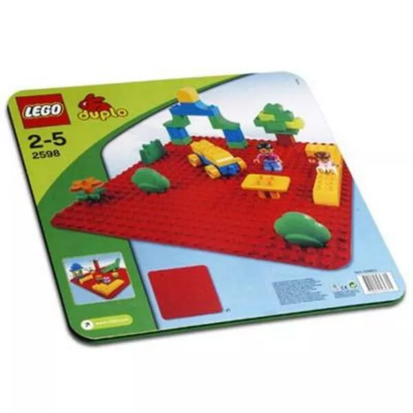 DUPLO 2598 Large Red Building Plate