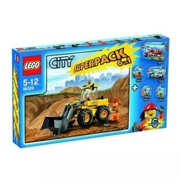 City 66328 City Police/Fire/Rescue Super Pack 6 in 1