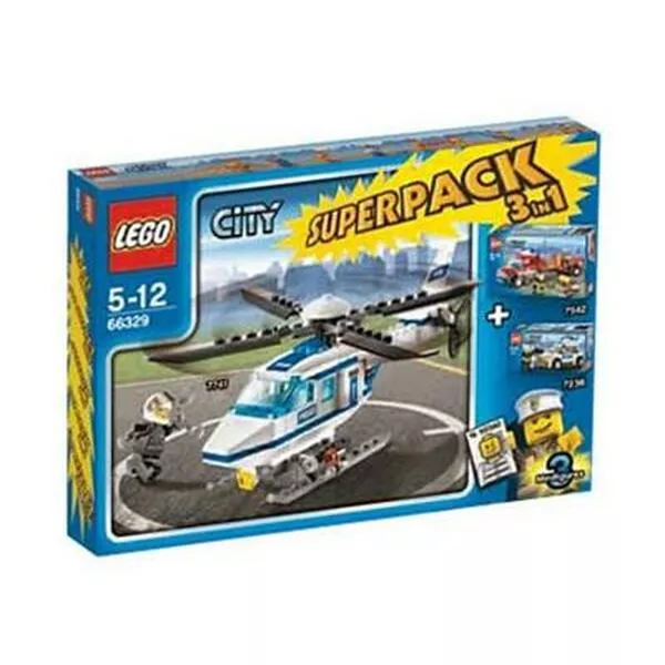 City 66329 City Police/Fire Super Pack 3 in 1