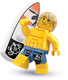 Minifigures 8684-15 Серфер