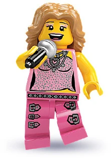 Minifigures 8684-11 Поп-звезда