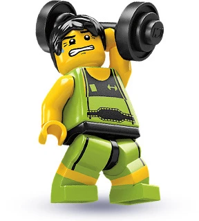 Minifigures 8684-10 Штангист