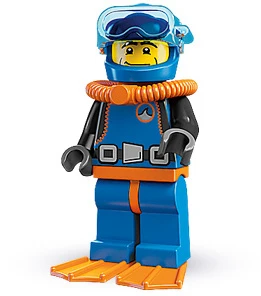 Minifigures 8683-15 Глубоководный дайвер