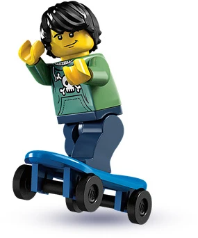 Minifigures 8683-6 Скейтбордист