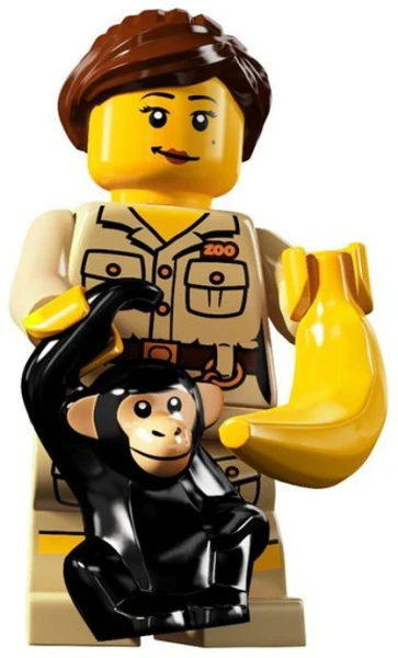Minifigures 8805-7 Смотритель зоопарка
