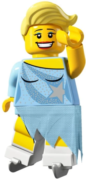 Minifigures 8804-15 Фигурка фигуристки