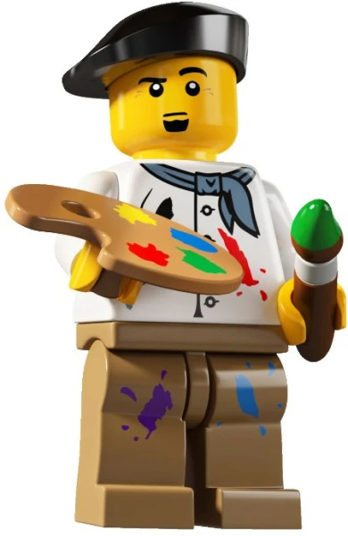 Minifigures 8804-14 Художник