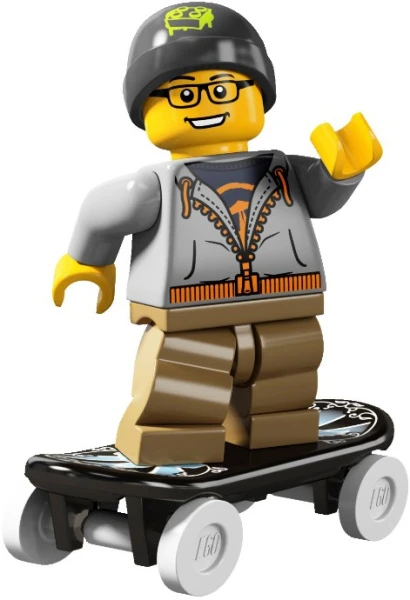 Minifigures 8804-9 Уличный скейтер