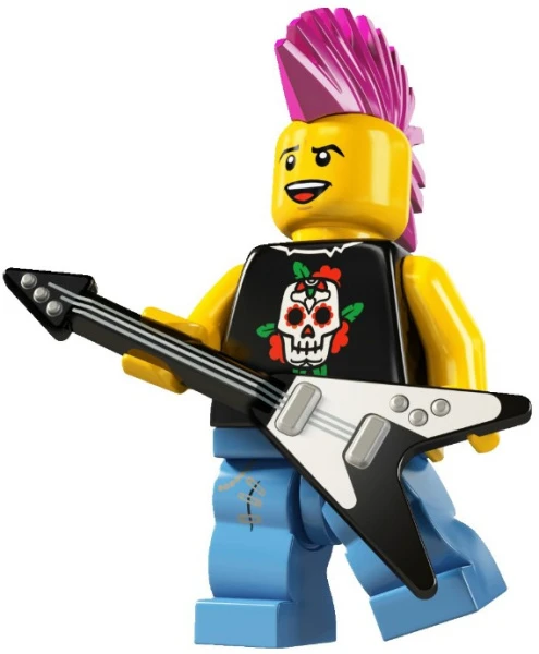 Minifigures 8804-4 Панк-рокер