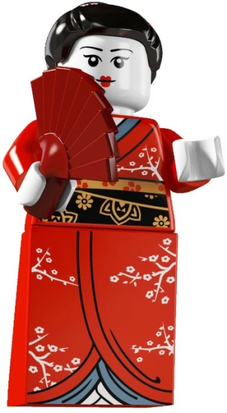 Minifigures 8804-2 Девушка в кимоно