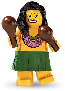 Minifigures 8803-14 Танцовщица Хула