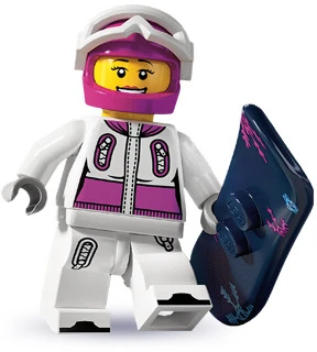 Minifigures 8803-5 Сноубордист