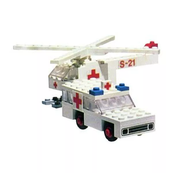 LEGOLAND 653 Ambulance and Helicopter
