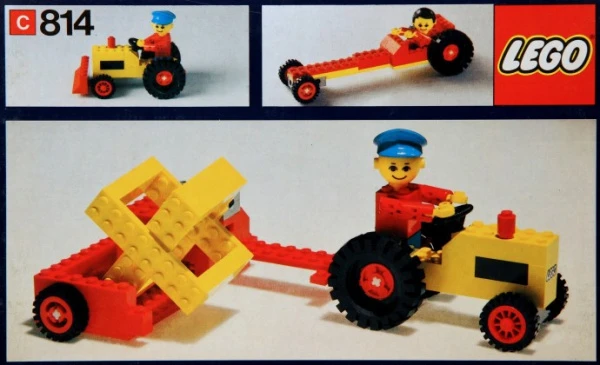 Building Set with People 814-2 Трактор
