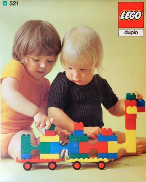 DUPLO 521-8 Кирпичики и полукирпичики всех цветов