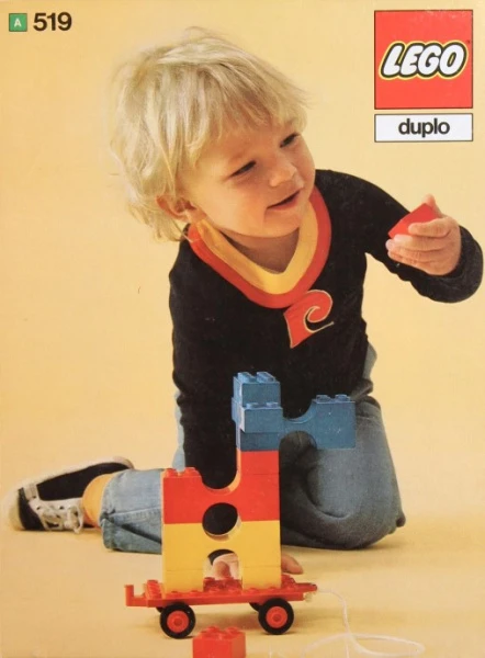 DUPLO 519-8 Кирпичики и полукирпичики, арки и тележка