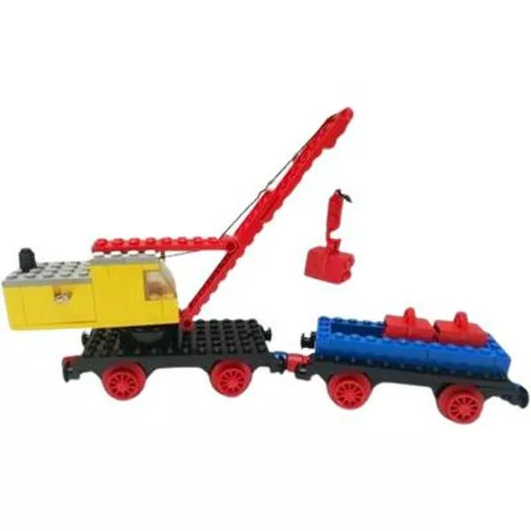 Trains 134 Mobile Crane and Wagon