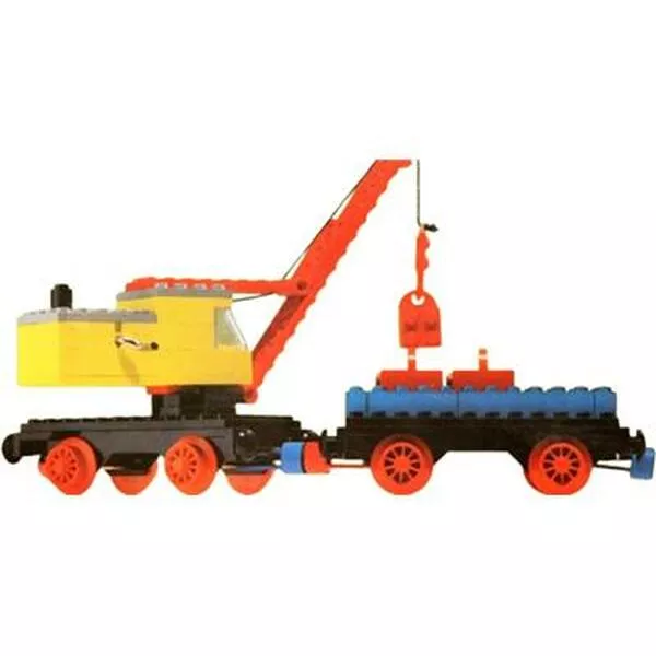 Trains 134 Mobile Crane and Wagon
