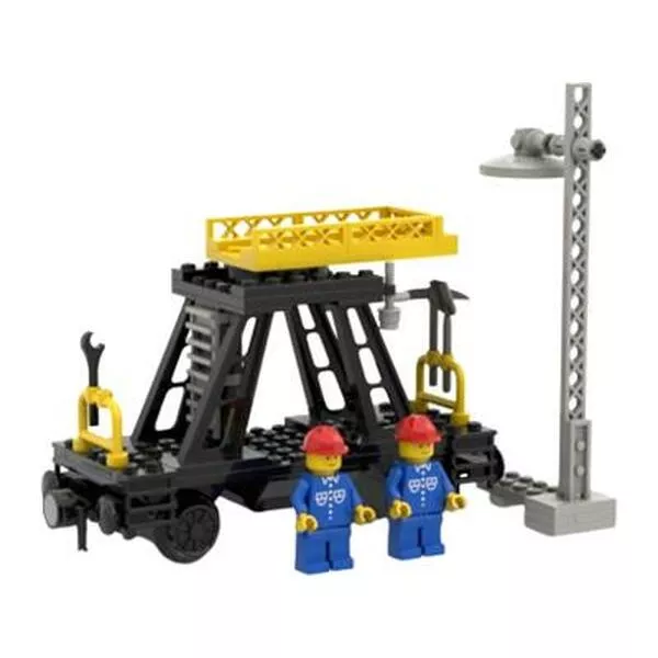 Trains 7821 Track & Lighting Maintenance Wagon