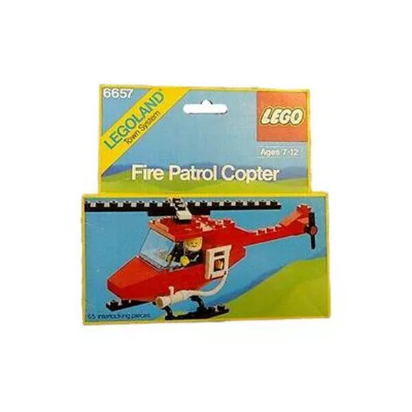 Town 6657 Fire Patrol Copter