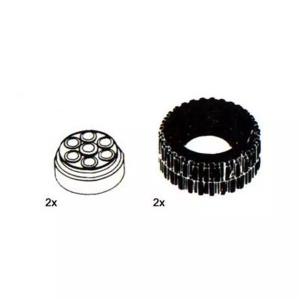 Service Packs 5270 2 Tyres and Hubs 43 mm