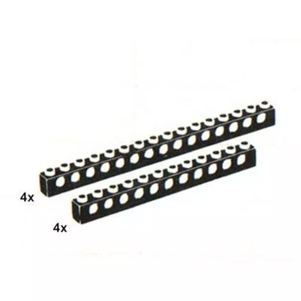 Service Packs 5237 8 Technic Beams Black