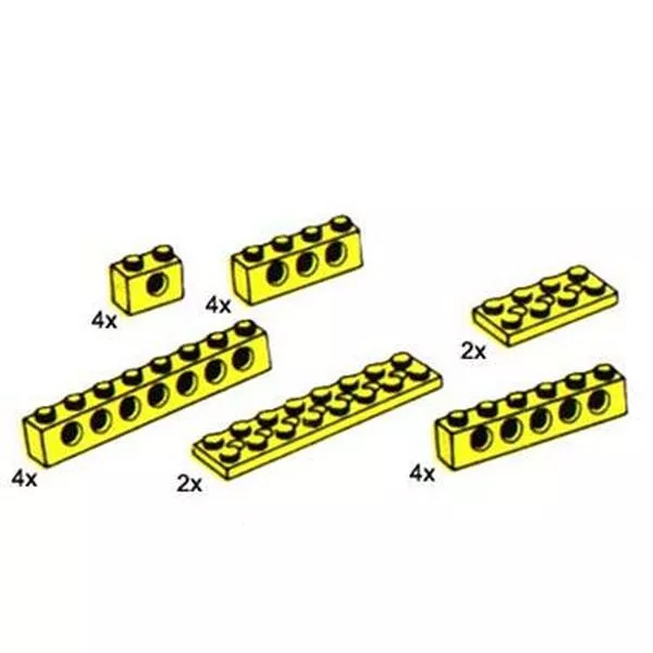 Service Packs 5231 20 Technic Beams and Plates Yellow