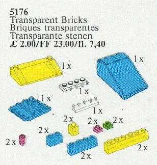 Service Packs 5176 Прозрачные кирпичи