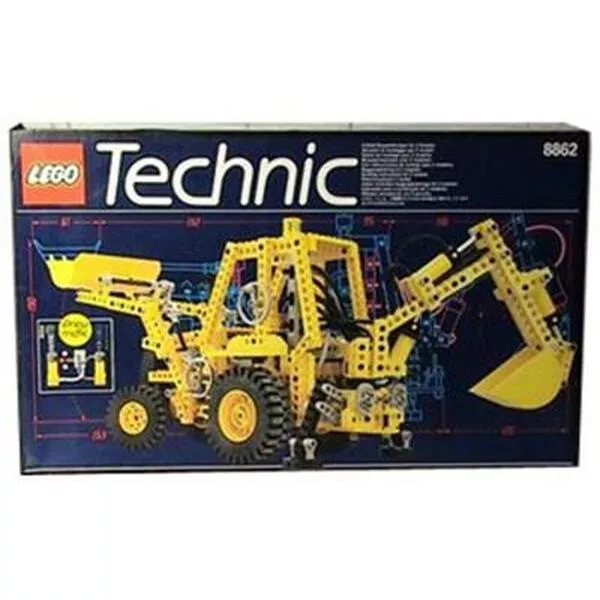 Technic 8862 Backhoe Grader