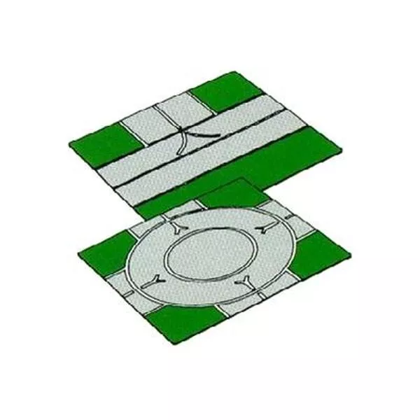 Service Packs 5158 Runway T-Junction and Circle Base Plates