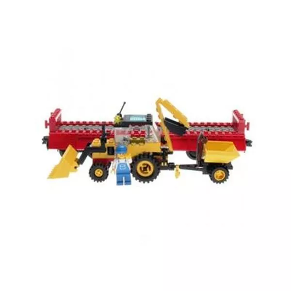 Trains 4543 Railroad Tractor Flatbed