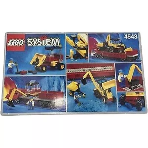Trains 4543 Railroad Tractor Flatbed