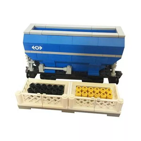 Trains 4536 Blue Hopper Car