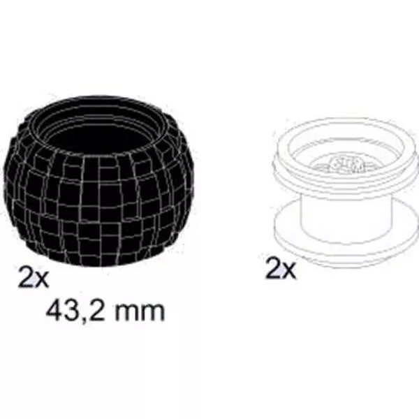 Service Packs 5283 Balloon Tyres 43.2 mm