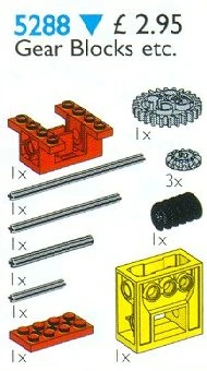 Service Packs 5288 Шестерни, корпусы и оси