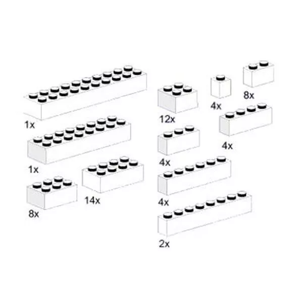 Service Packs 5142 Basic Bricks White