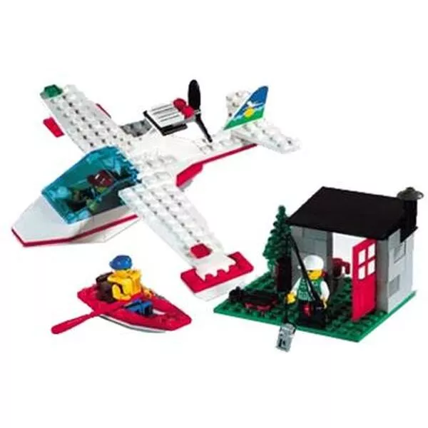 Town 1817 Sea Plane with Hut and Boat