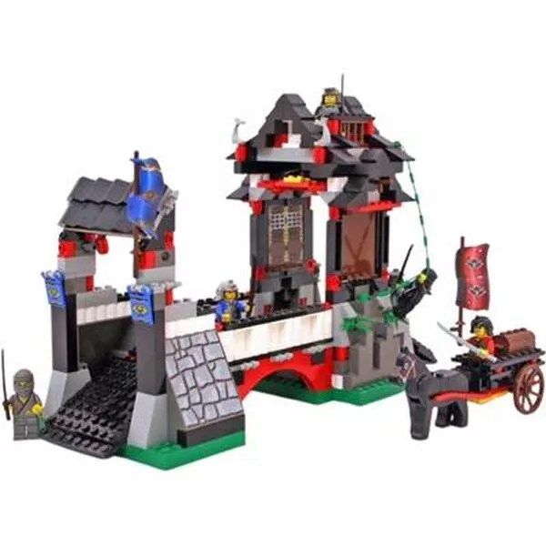 Castle 6089 Stone Tower Bridge