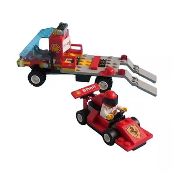 Town 1253 Shell Race Car Transporter
