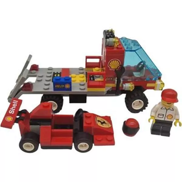 Town 1253 Shell Race Car Transporter