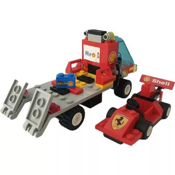 Town 1253 Shell Race Car Transporter