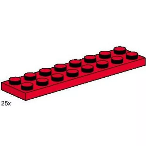 Bulk Bricks 3491 2x8 Red Plates