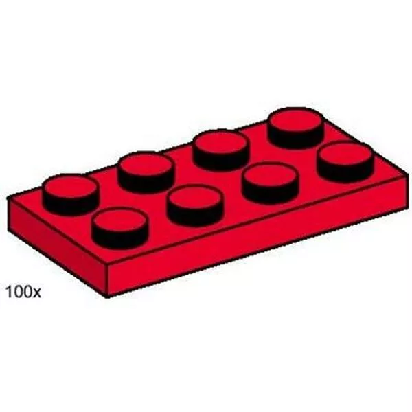 Bulk Bricks 3485 2x4 Red Plates